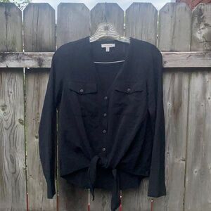 Black Tye top sz. S